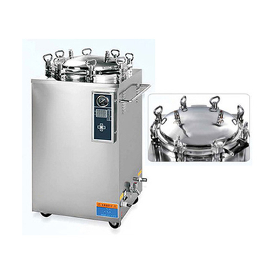 50L Vertical Cylindrical Pressure Steam Sterilizer Digital Display Automatic